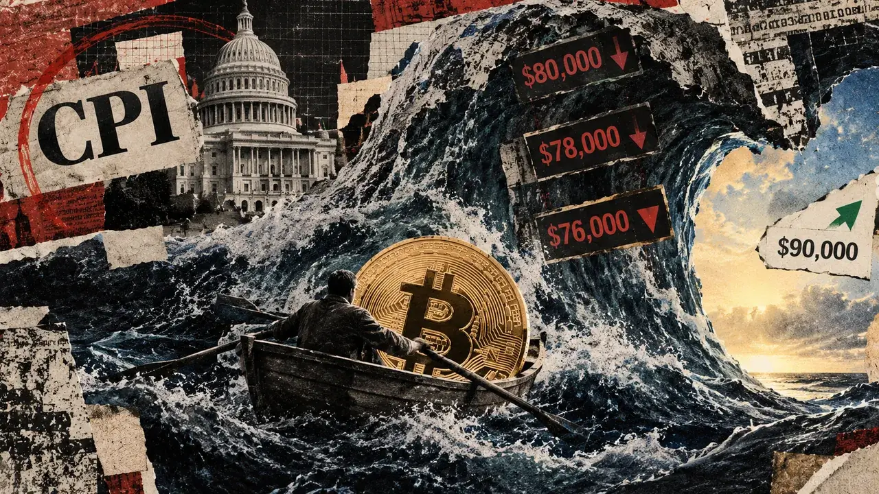 Bitcoin options price a quiet CPI week while shorts cluster at $76,000–$80,000