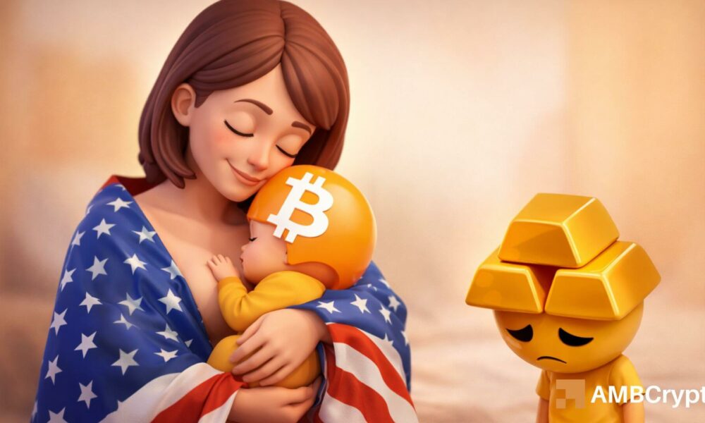 Bitcoin overtakes gold in U.S. ownership – Yet BTC hinges on THIS level