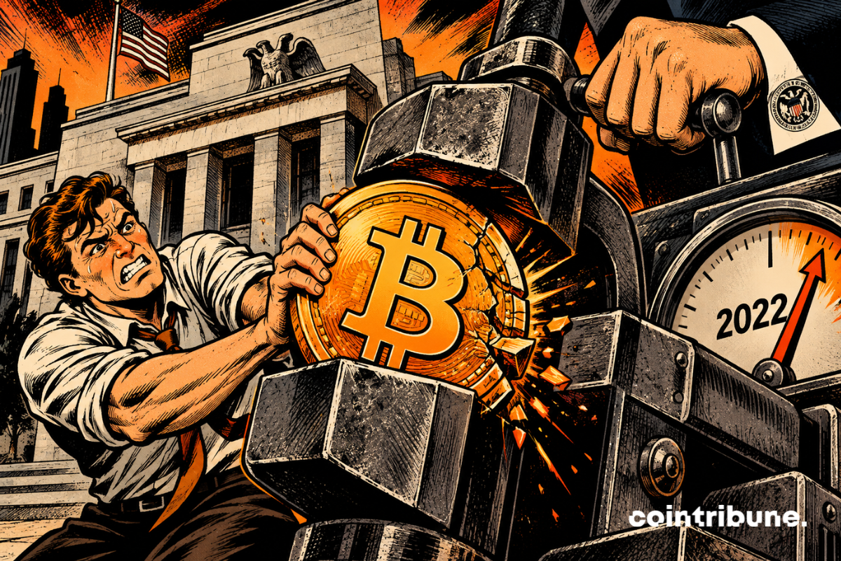 Bitcoin plunges back into the 2022 scenario after the Fed's new turn