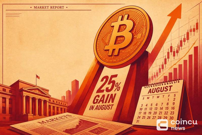 Bitcoin Posts 25% Gain in August, Its Third-Best August on Record