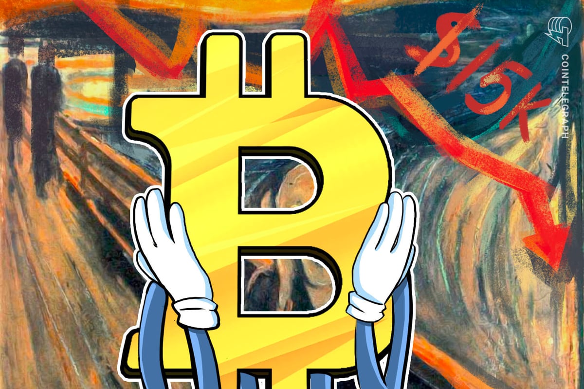 Bitcoin price risks '$15K shakeout' in the next 5 months, BTC analyst warns