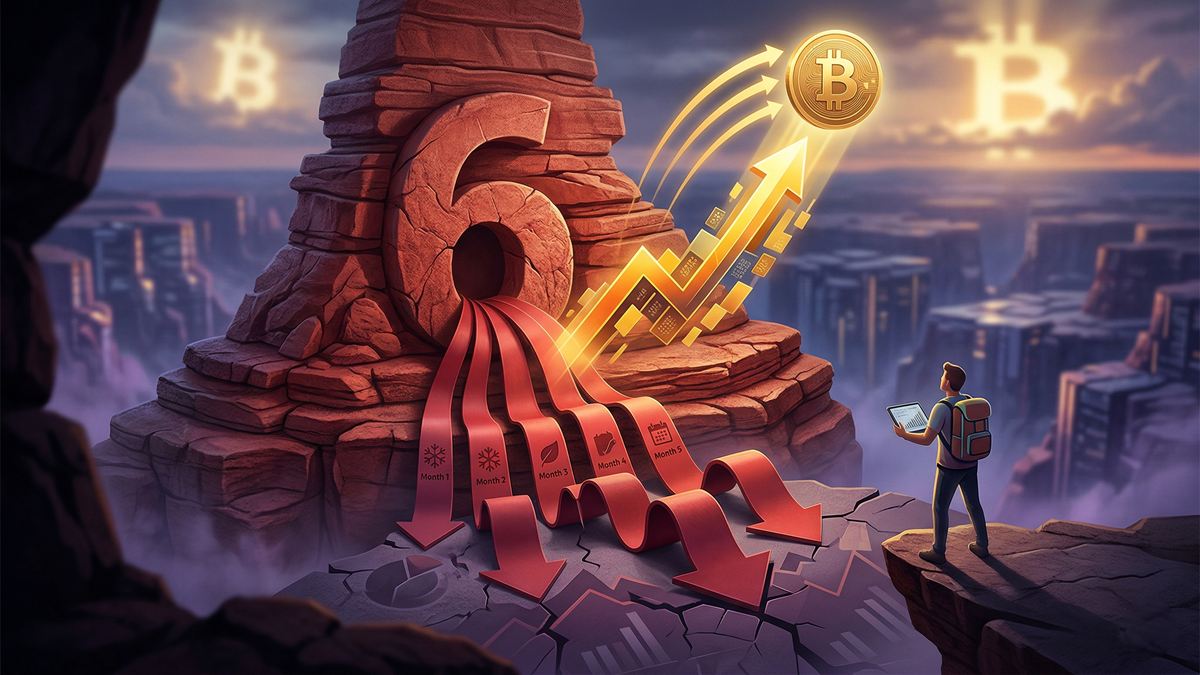 Bitcoin Prints 6 Straight Red Months — Analyst Says It's Not Bearish, Here's Why