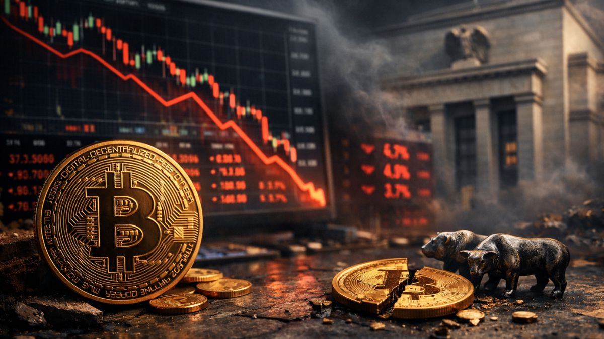 Bitcoin Pullback Deepens After the Fed Signals Tougher Policy Ahead