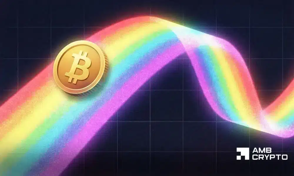 Article image for Bitcoin rainbow chart's undervaluation signal vs supply overhang – Which one wins?