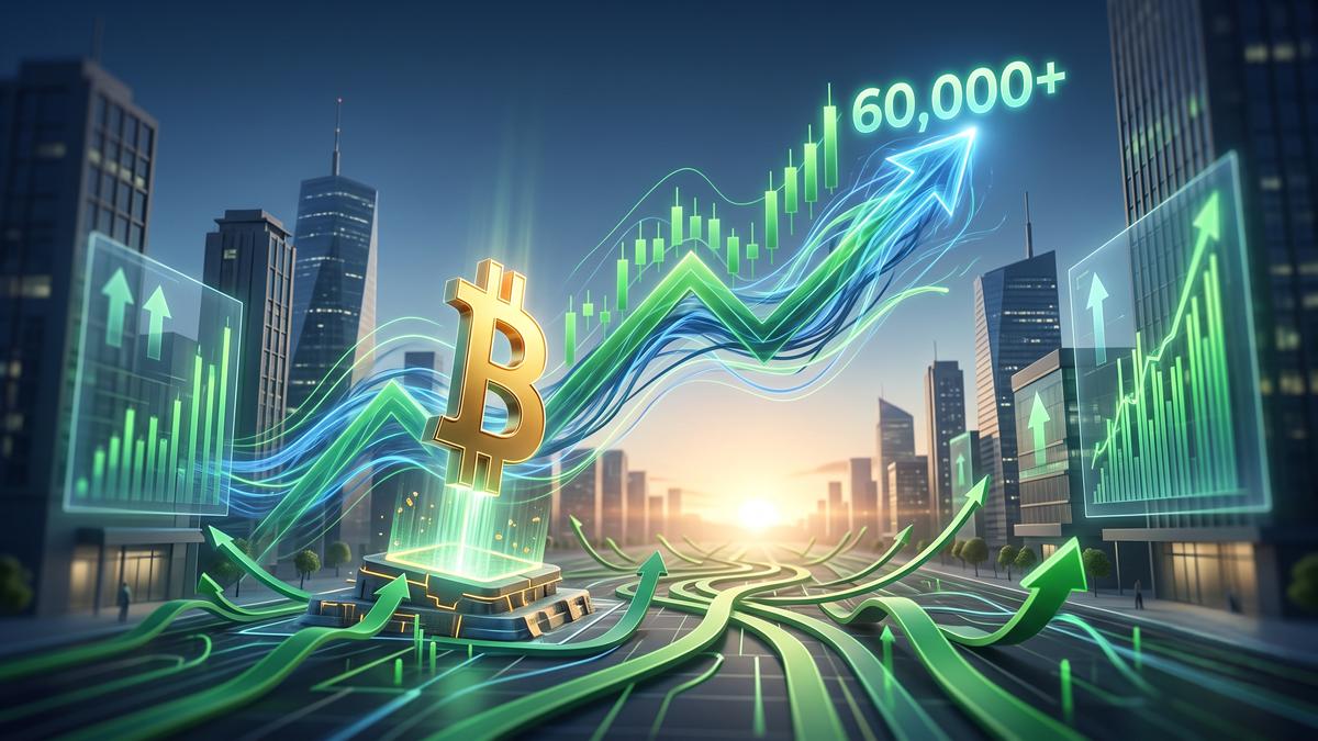 Bitcoin Rebounds Above $60K After Brief Drop to $57.7K as Bearish Pressure Fades