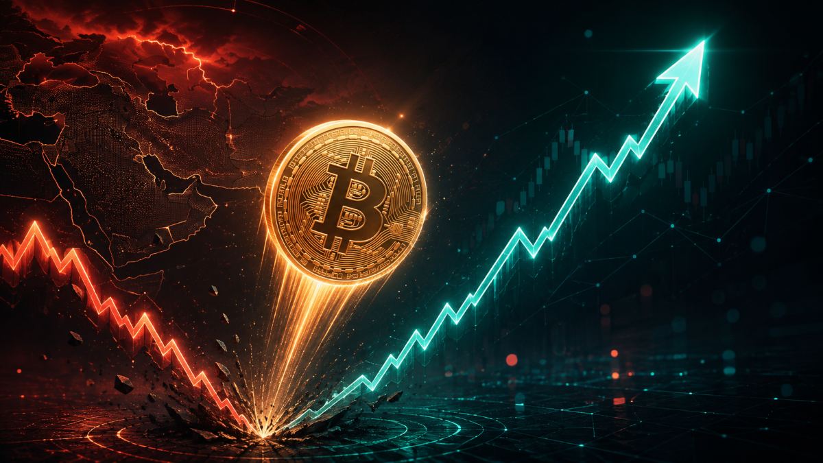 Bitcoin Recovers Fast After Sharp Drop Below $77K During Rising Middle East Tensions