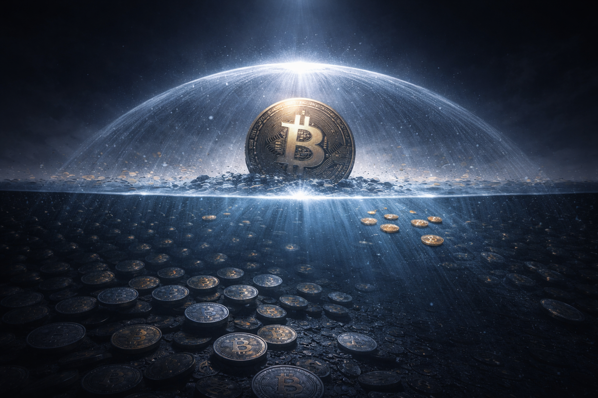 Bitcoin STHs In Deep Pain As 97% Of Supply Underwater
