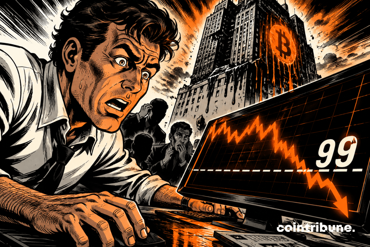 Bitcoin : The STRC slips below $99, doubts rise around Strategy