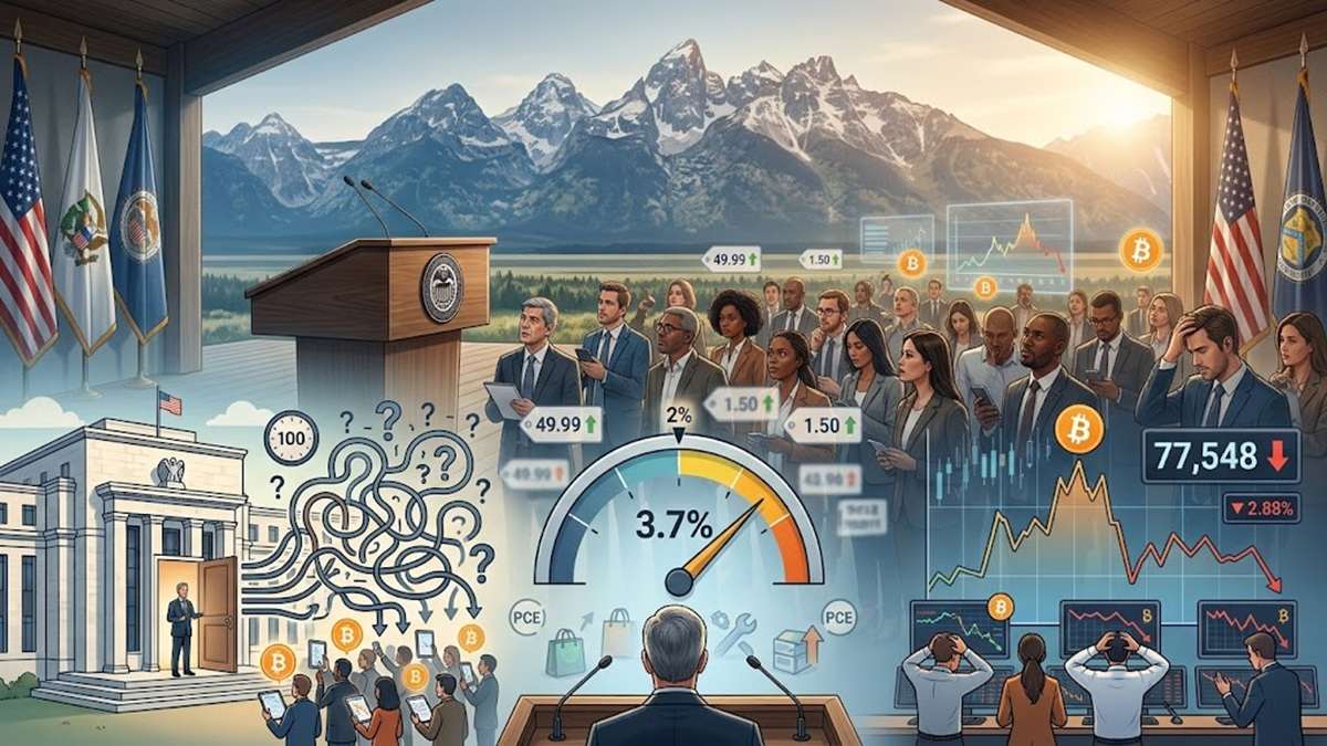 Bitcoin Traders Get No Rate Signals From Warsh's Jackson Hole Debut