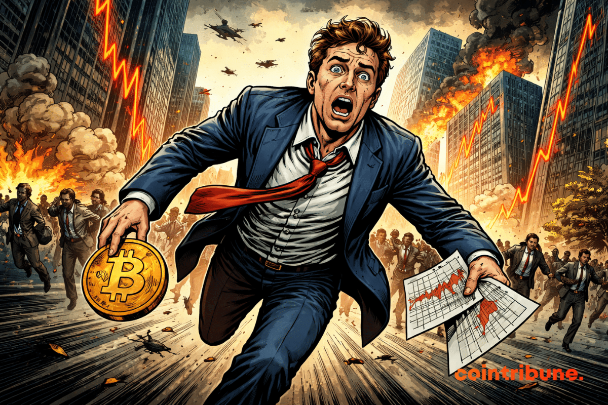 Bitcoin under pressure: The war pushes investors to flee risk