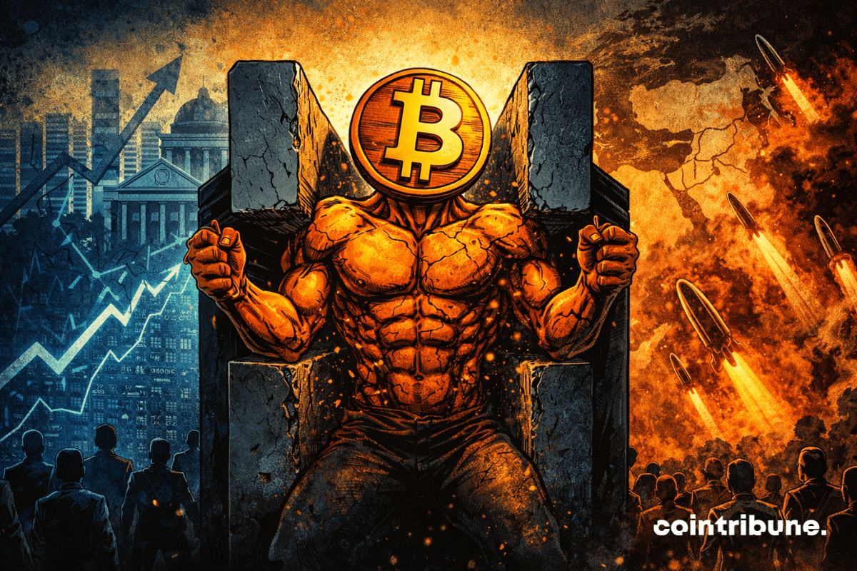 Bitcoin weakened by high rates and a tense international climate