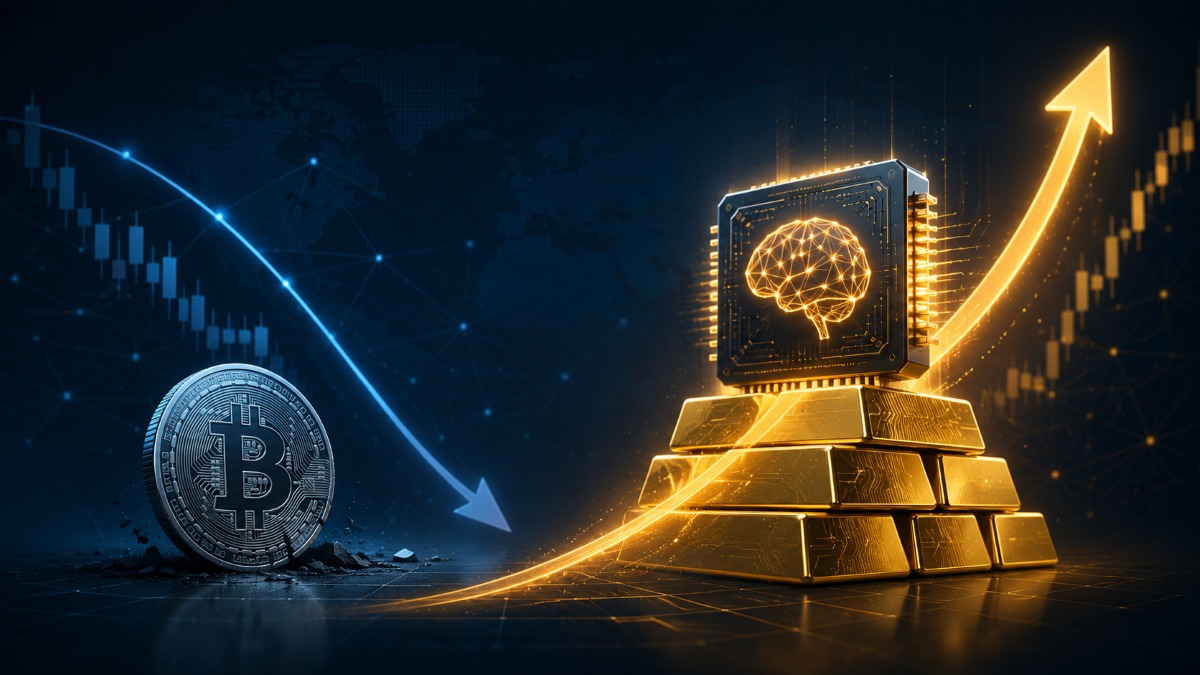 Bitcoin's 2026 Slump Deepens With AI Giants and Metals Surging Ahead