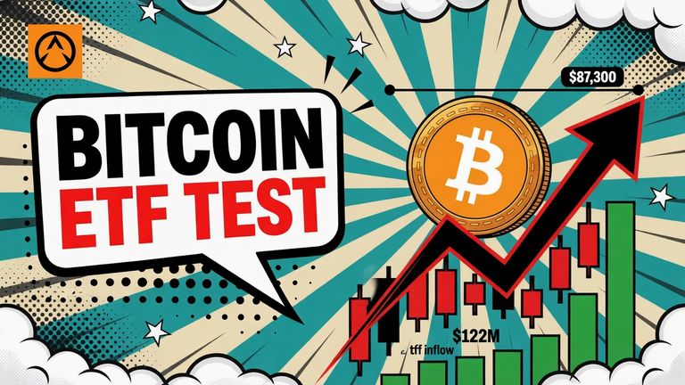 Bitcoin's $87K Test: $122M in Short Positions Get Liquidated