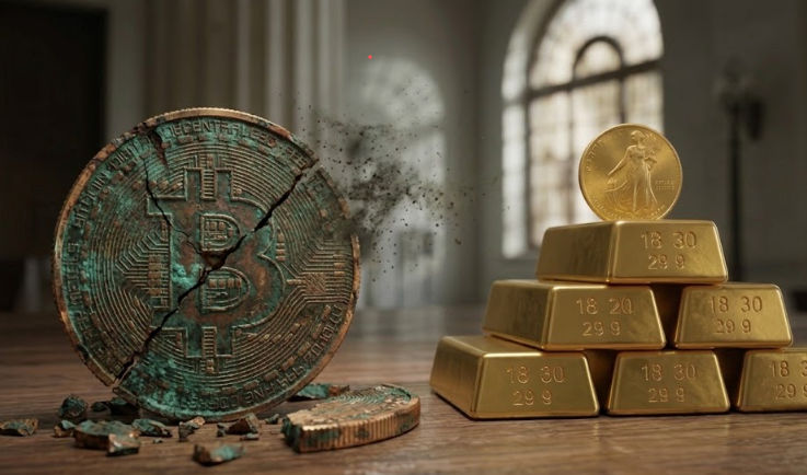 Bitcoin's ‘Digital Gold' Narrative Faces Scrutiny as Capital Flows to Gold