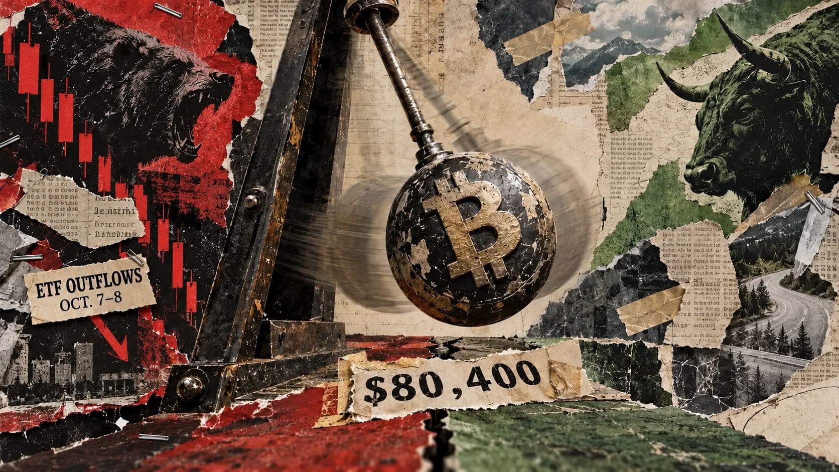 Bitcoin's weekend rebound faces an $80,400 test after nearly $730 million in ETF outflows