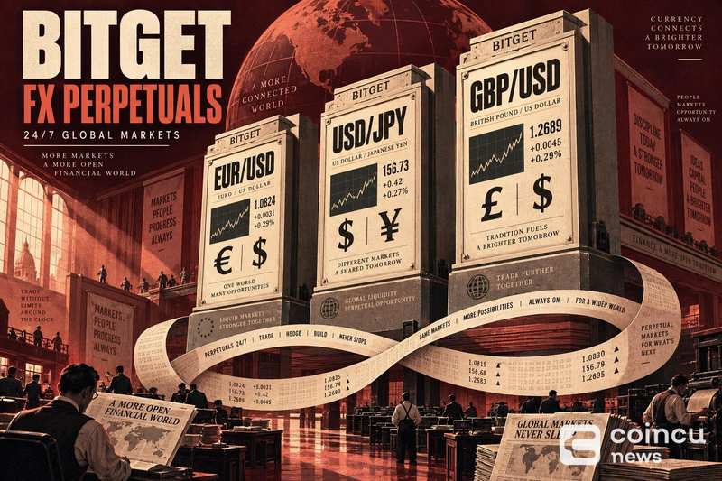 Bitget Launches EURUSD, USDJPY and GBPUSD FX Perpetuals
