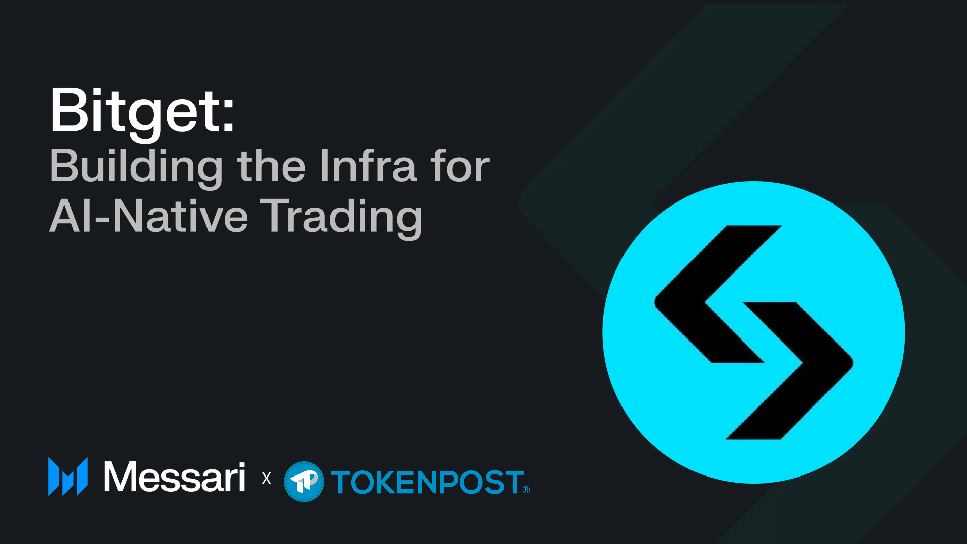 Bitget Pushes AI-Native Exchange Model as Messari Highlights Unified Trading Stack
