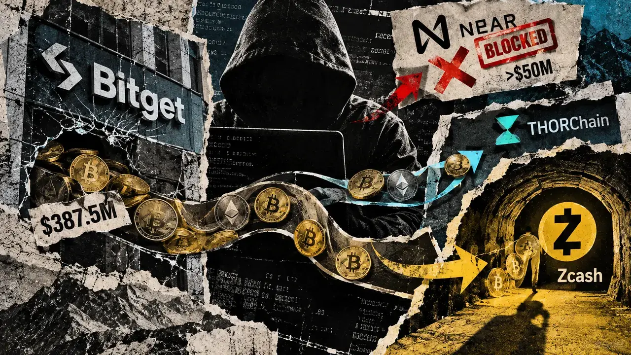 Bitget's hackers turn to Zcash after $50 million laundering route gets blocked