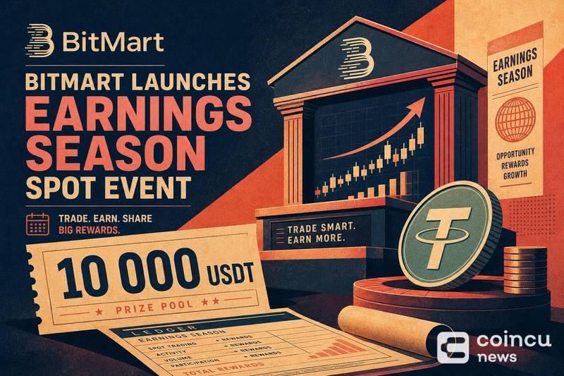 BitMart Launches Earnings Season Spot Event With 10,000 USDT