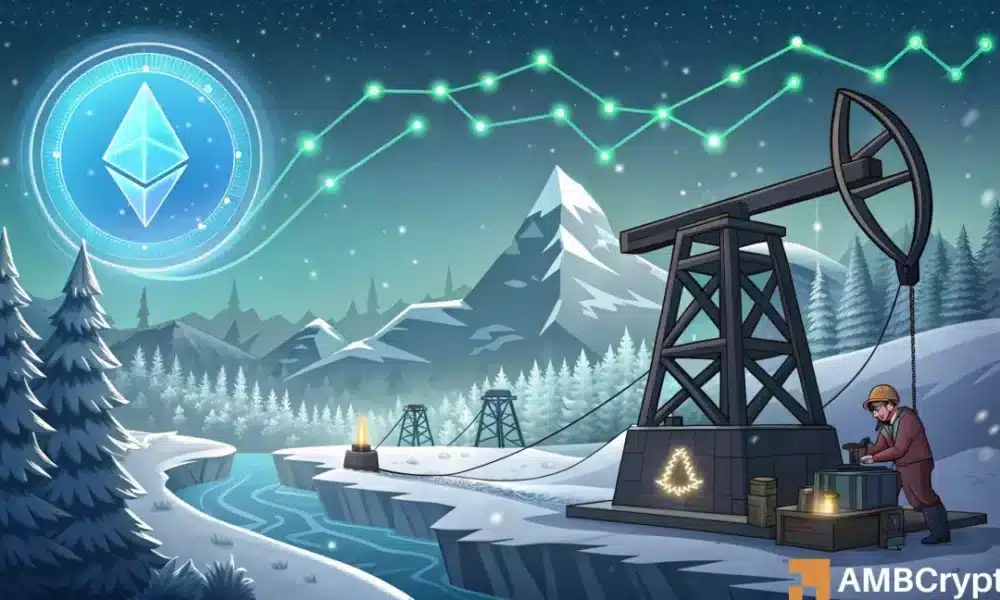 BitMine stakes $282M in Ethereum despite 2.71% market dip