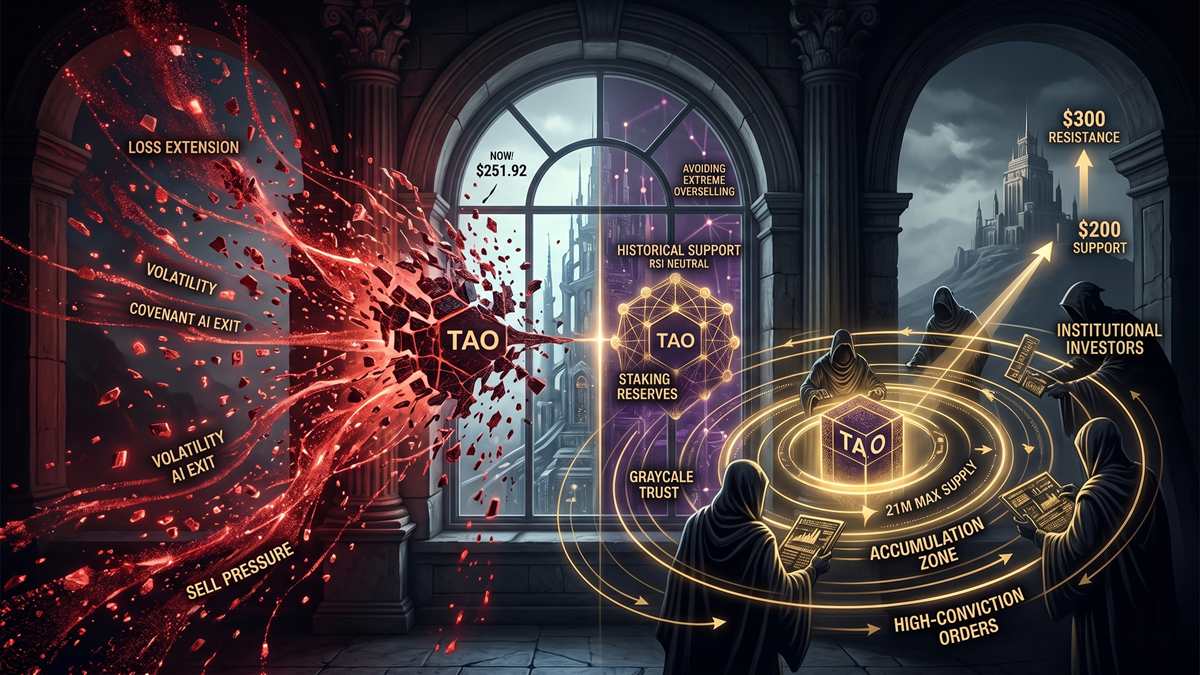Bittensor (TAO) Extends Losses—But Smart Money Is Quietly Circling
