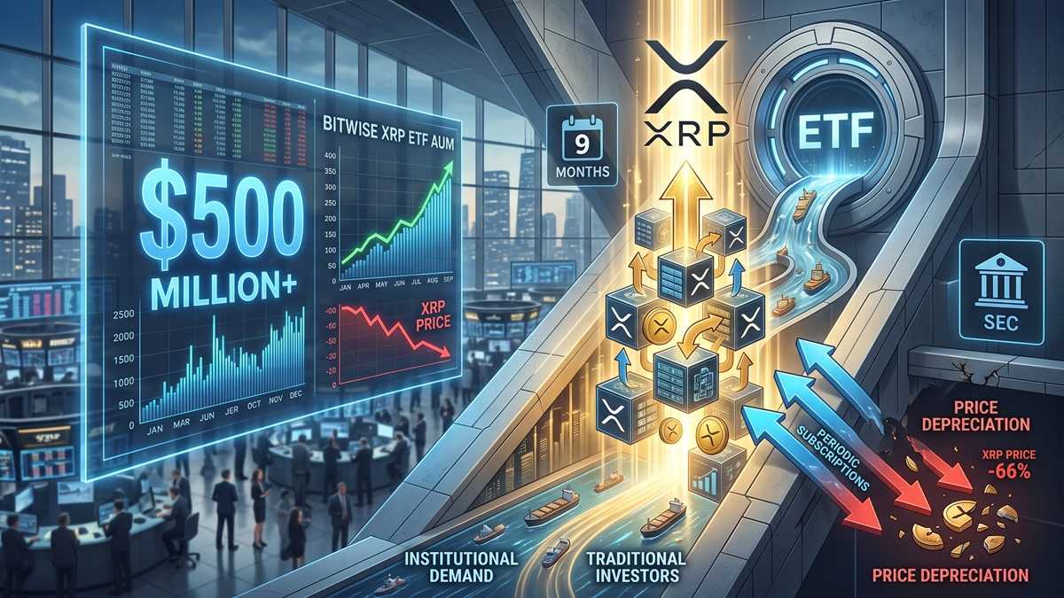 Bitwise's XRP ETF Surpasses $500 Million in Assets Just Months After Launch