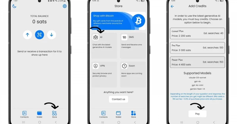 Blitz Wallet adds BTC Map and Bitrefill integration for payments
