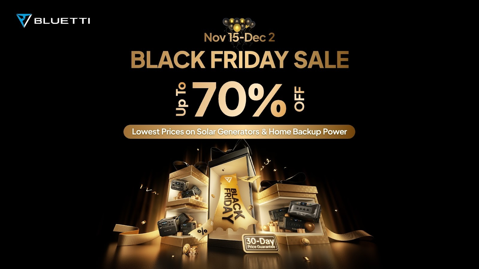 BLUETTI Kicks Off Black Friday in Canada with Massive Savings on Reliable Power for Home and Outdoors