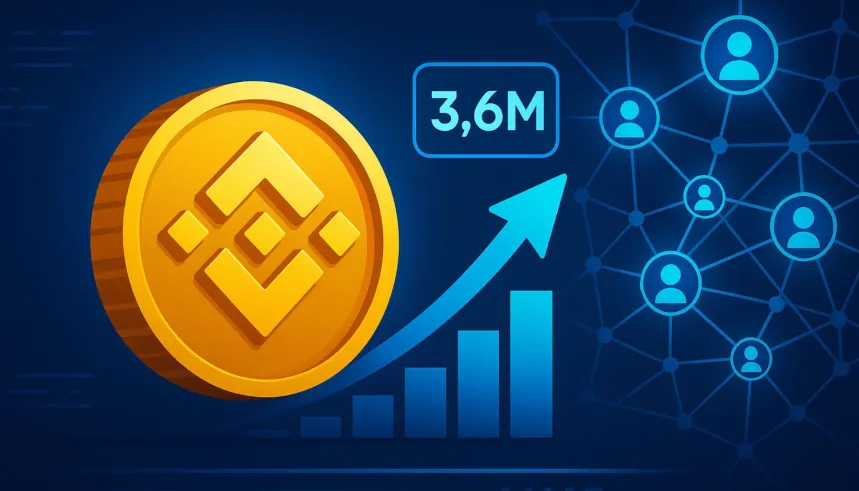 Article image for BNB Active Addresses Hit Record 3.6 Million – Analyst Explains Network Growth