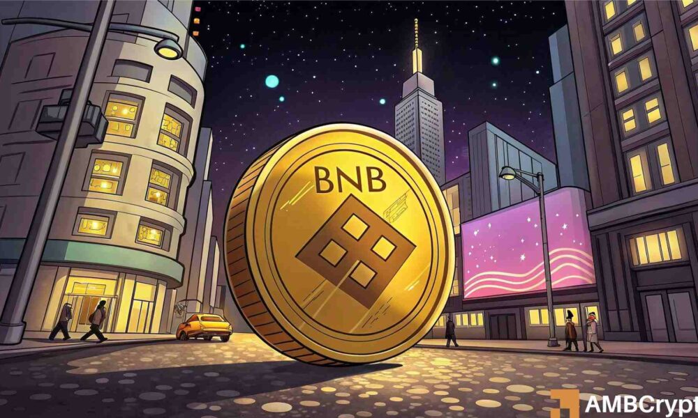 Article image for BNB breaks trendline held since 2023 – Can bulls defend $675?