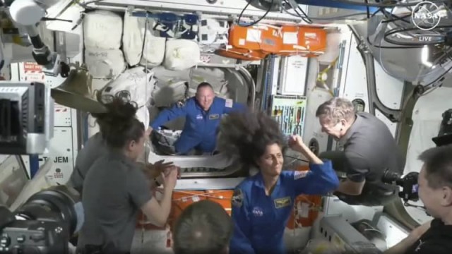 Boeing's astronaut capsule arrives at space station after thruster trouble