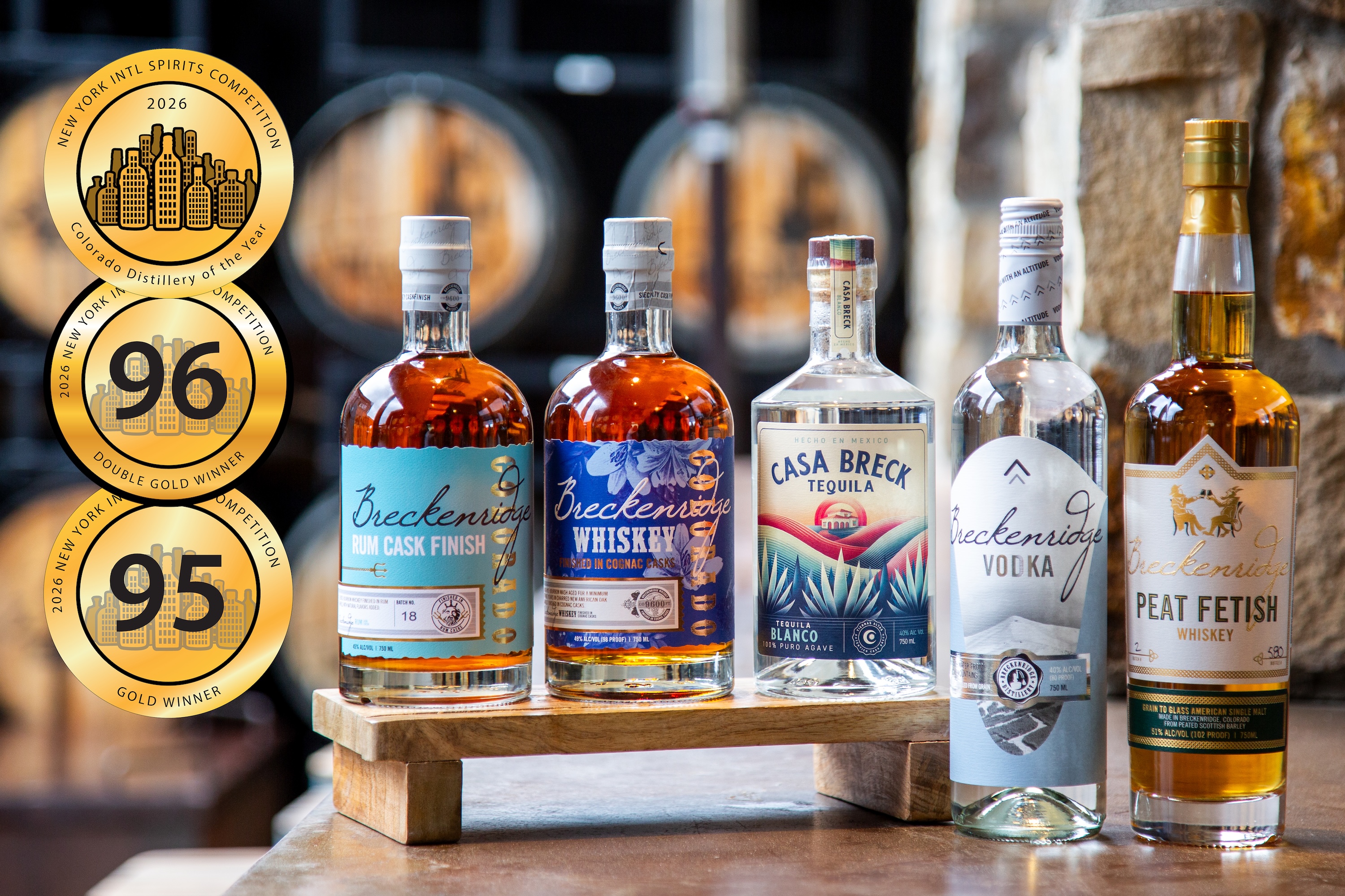 Breckenridge Distillery Earns Double Gold for Rum Cask Finish at New York International Spirits Competition