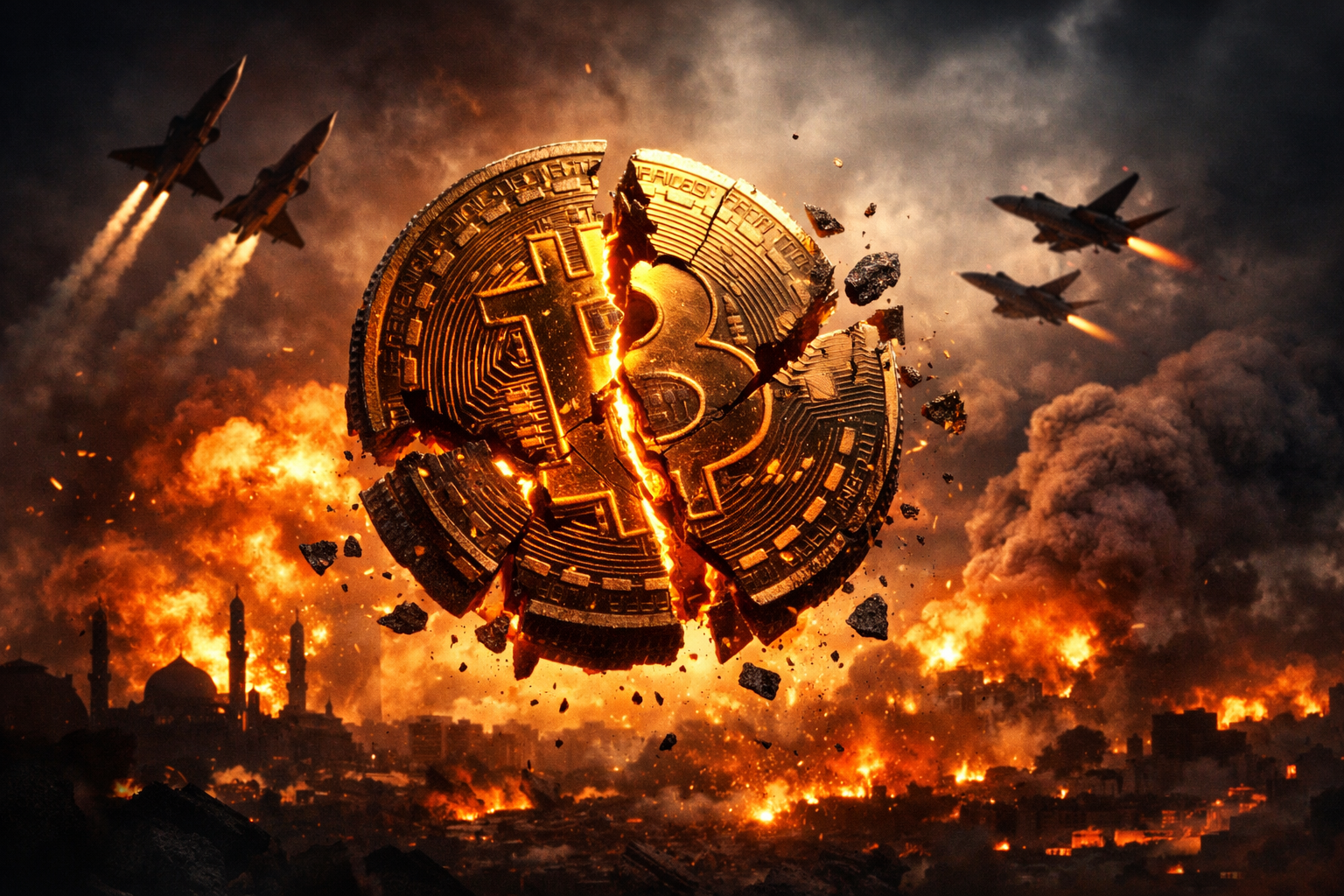 Can Bitcoin Crash to $10k if the US-Iran War Escalates? Polymarket Weighs In