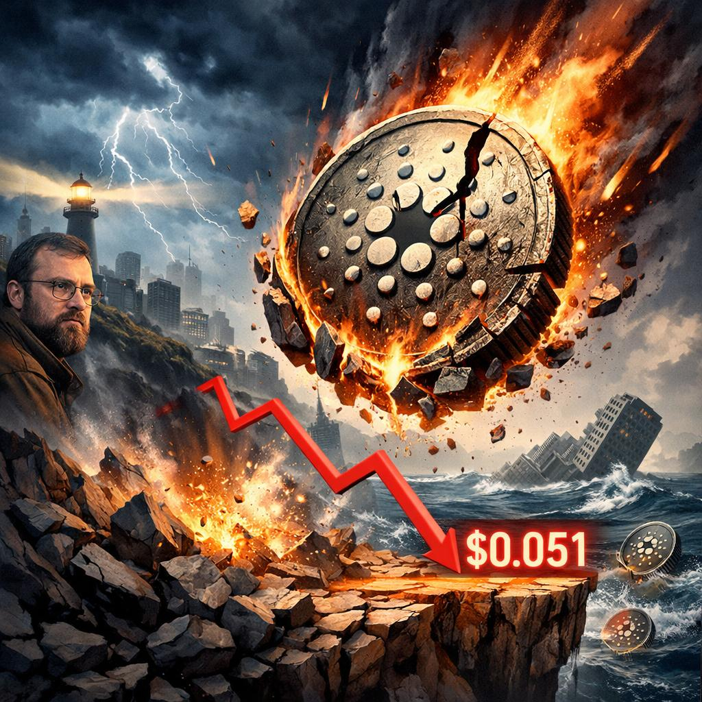 Cardano (ADA) Crashes To Five-Year Low: Top Analyst Targets $0.051 After Hoskinson's Warnings
