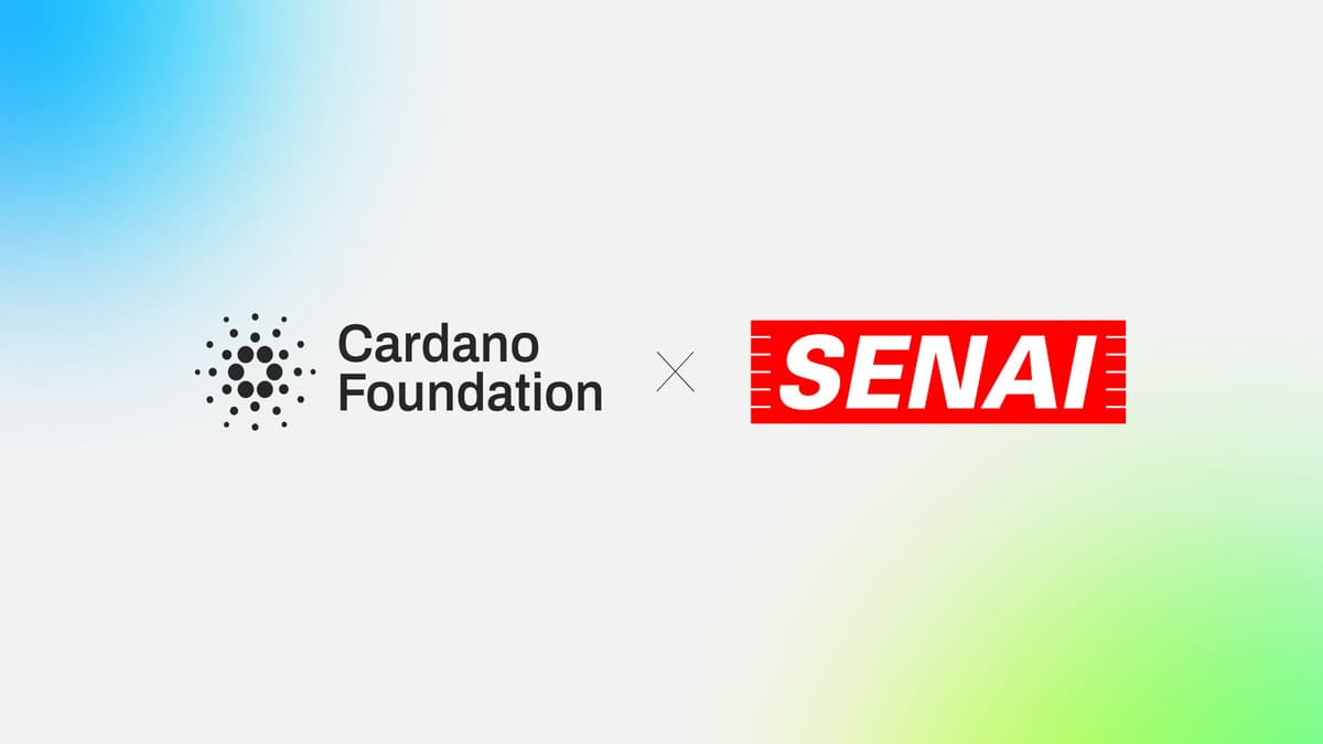 Cardano Foundation and SENAI São Paulo Announce Strategic Multi‑Year Partnership