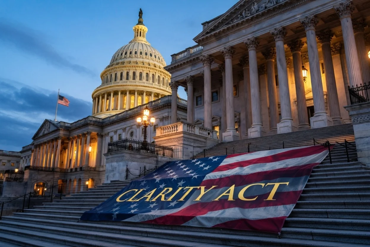 Cardano Founder Questions Ripple CEO's CLARITY Act Motives