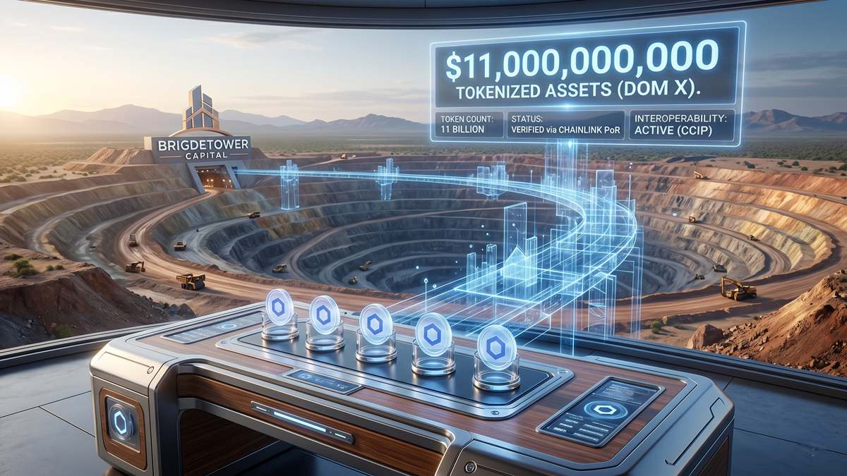 Chainlink Powers BridgeTower Capital's $11B Tokenization Push