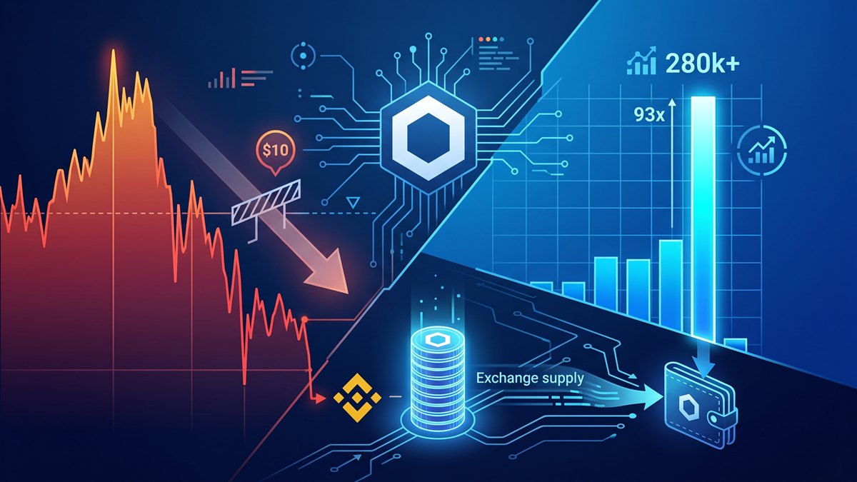 Chainlink Records Historic On-Chain Growth as Exchange Supply Continues to Drop