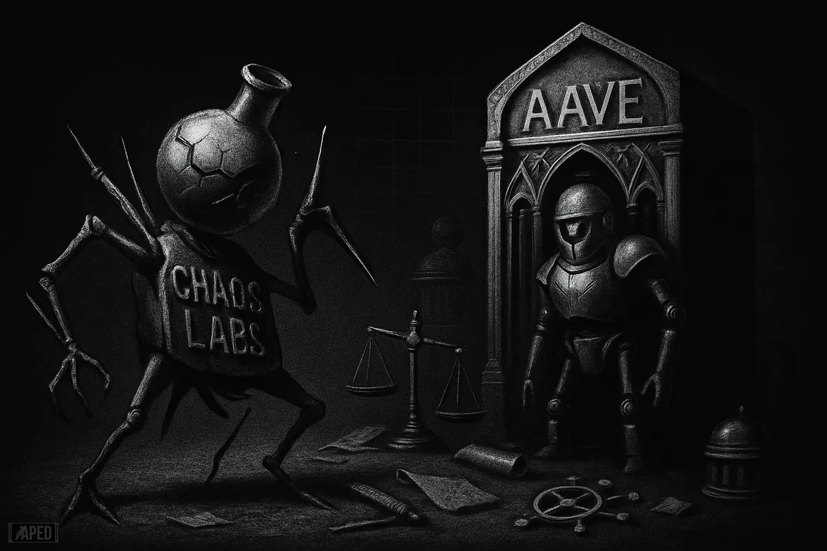 Chaos Labs Exits Aave Over Risk Dispute