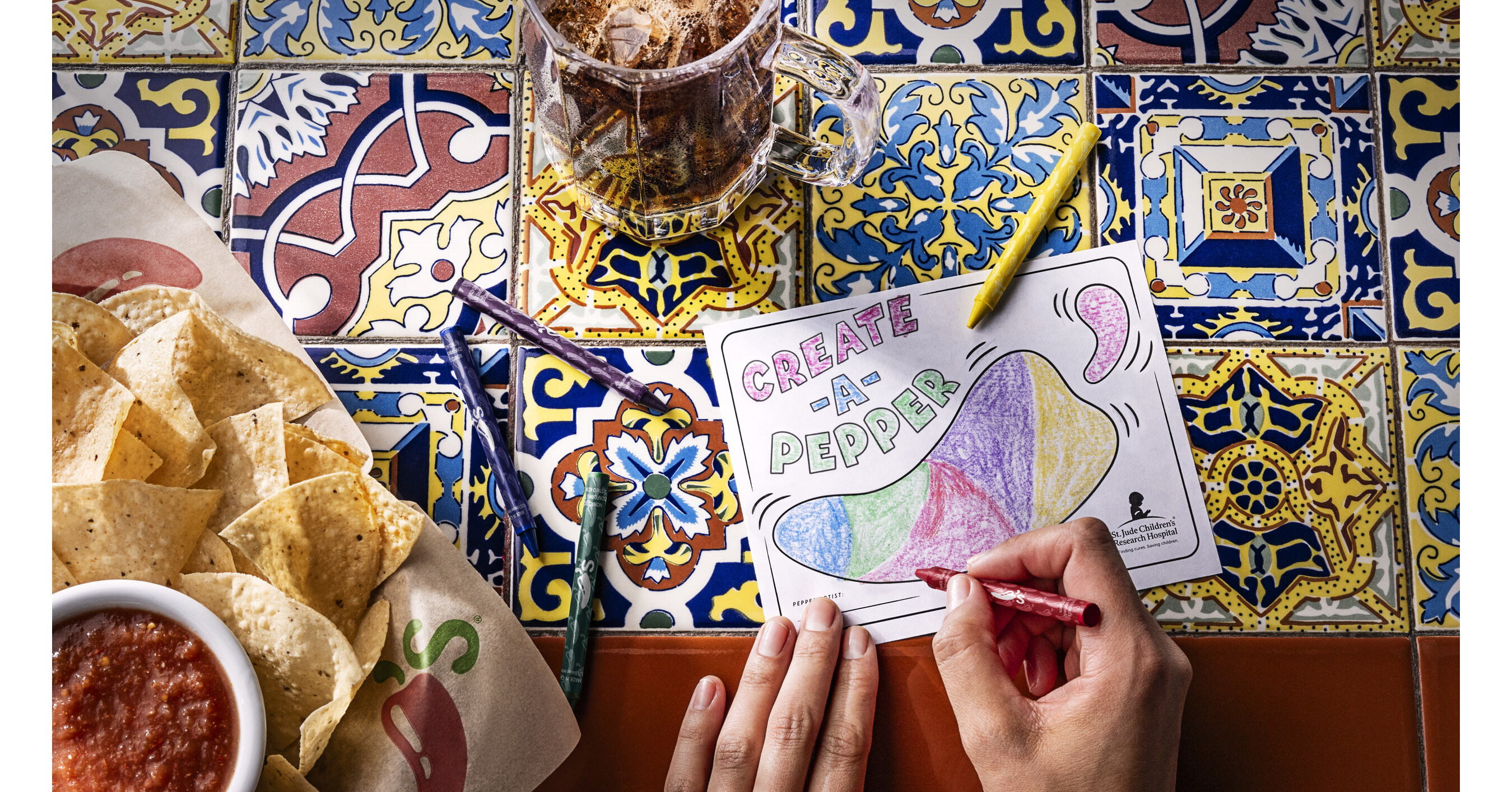 Chili's Kicks off Colorful Return of Create-A-Pepper Program with All Proceeds Benefiting St. Jude Children's Research Hospital®