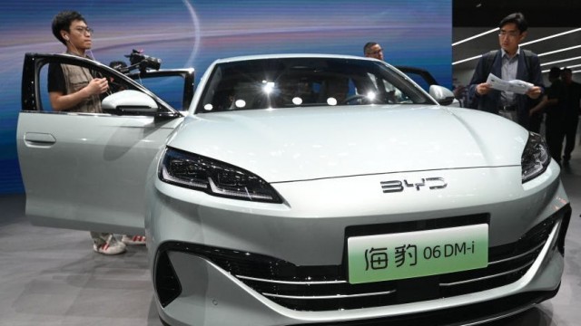 Chinese Tesla rival BYD says its new hybrid cars can go 1,250 miles without stopping for gas or charging
