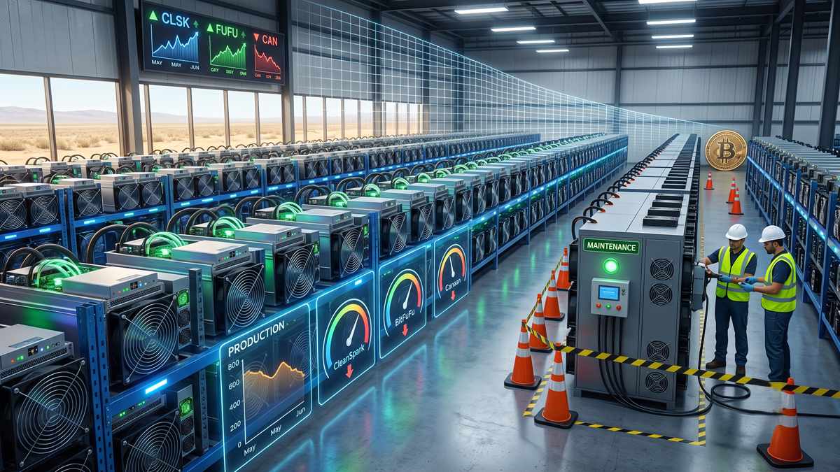 CleanSpark, BitFuFu and Canaan Report Lower June Bitcoin Production