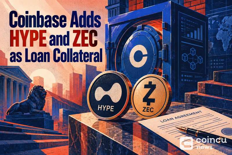 Coinbase Adds HYPE and ZEC as Loan Collateral