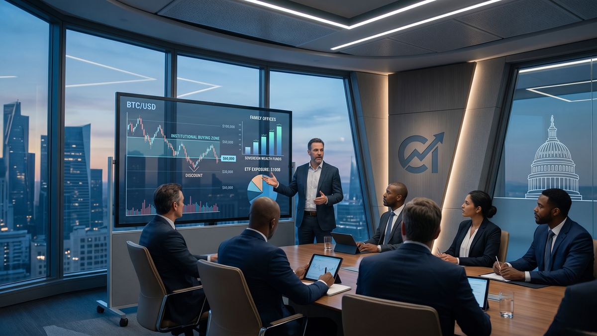 Coinbase Executive Says Institutional Investors See Lower Bitcoin Prices as an Opportunity