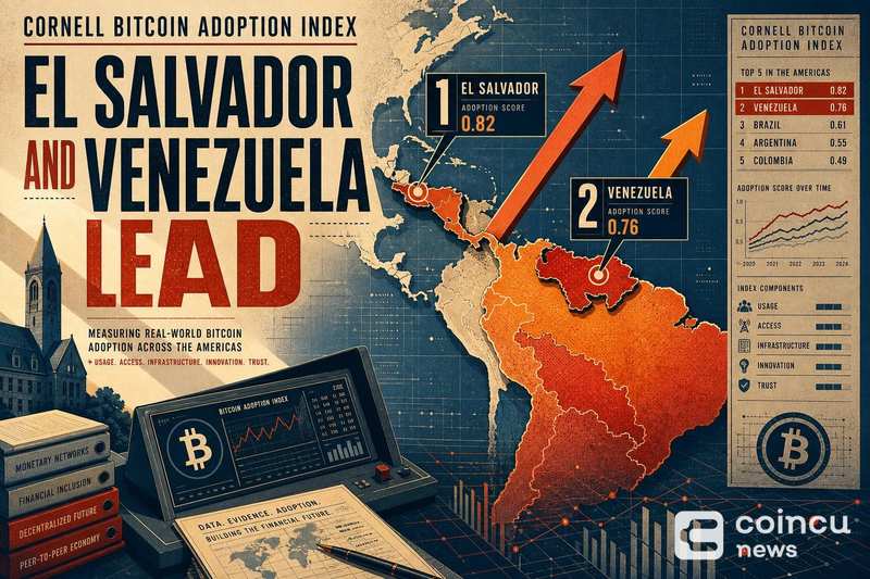 Cornell Bitcoin Adoption Index: El Salvador and Venezuela Lead