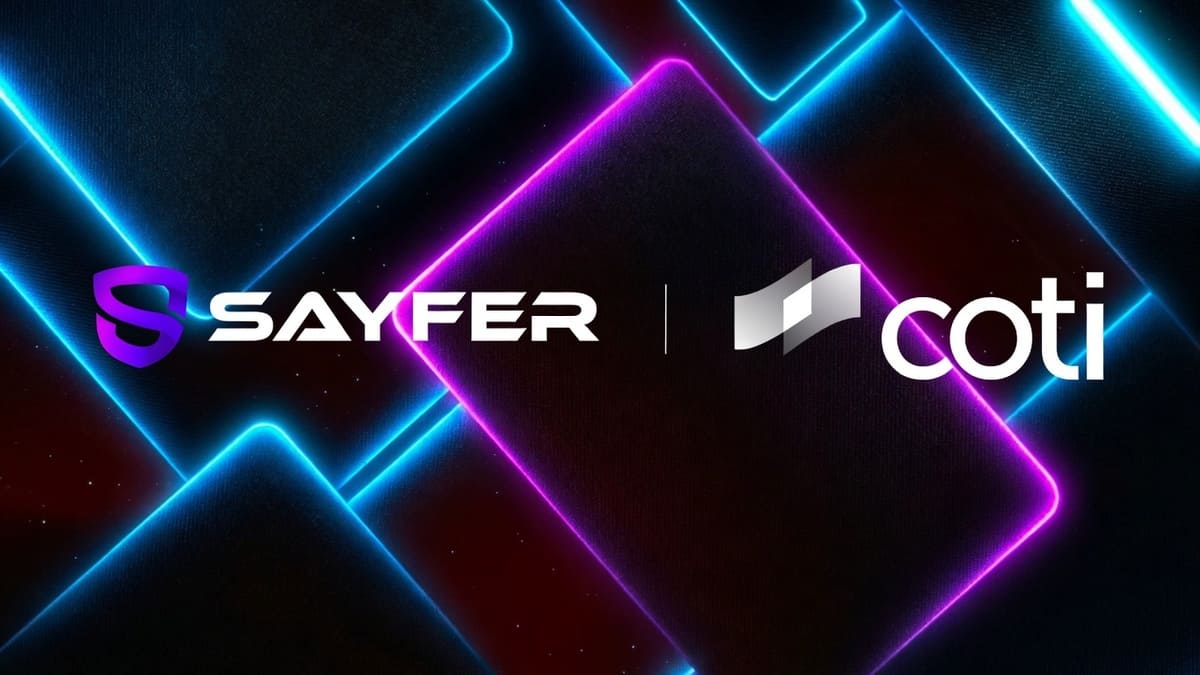 COTI Taps Sayfer's Cybersecurity Expertise After Securing Billions for Top Web3 Clients