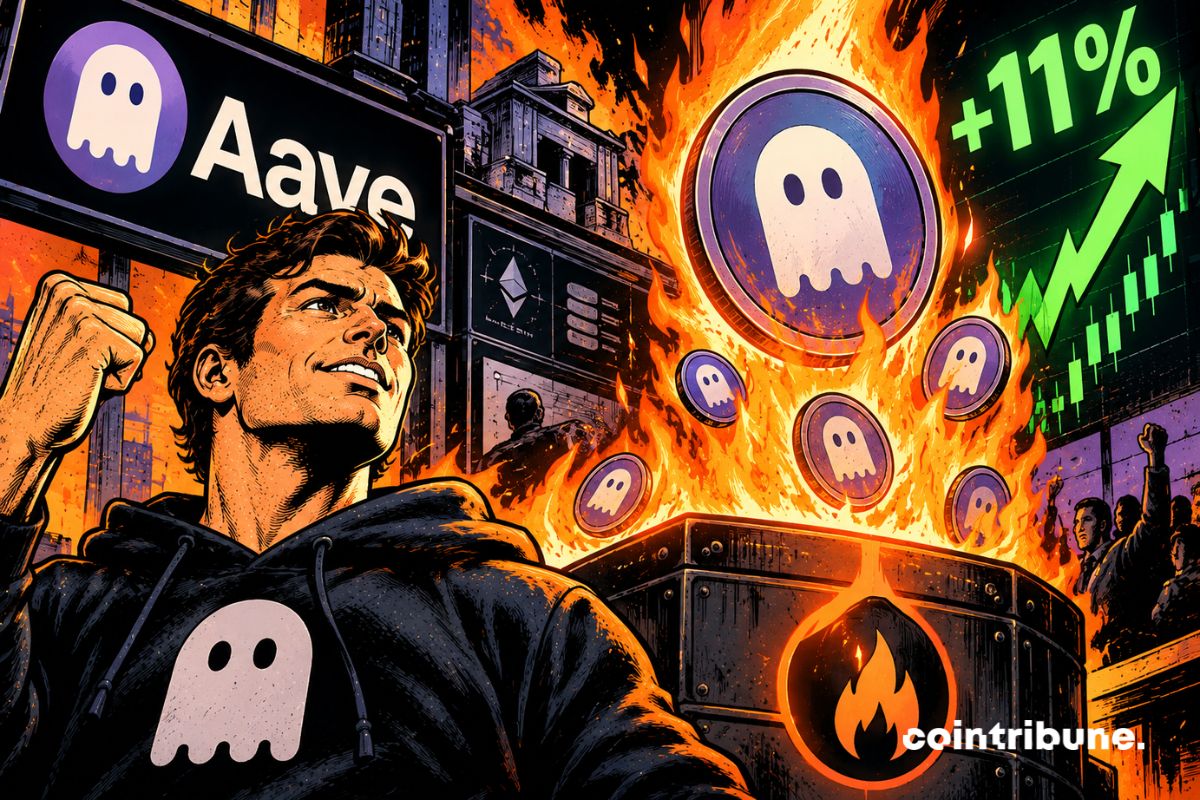 Crypto Aave Gains 11% from a Planned Burn