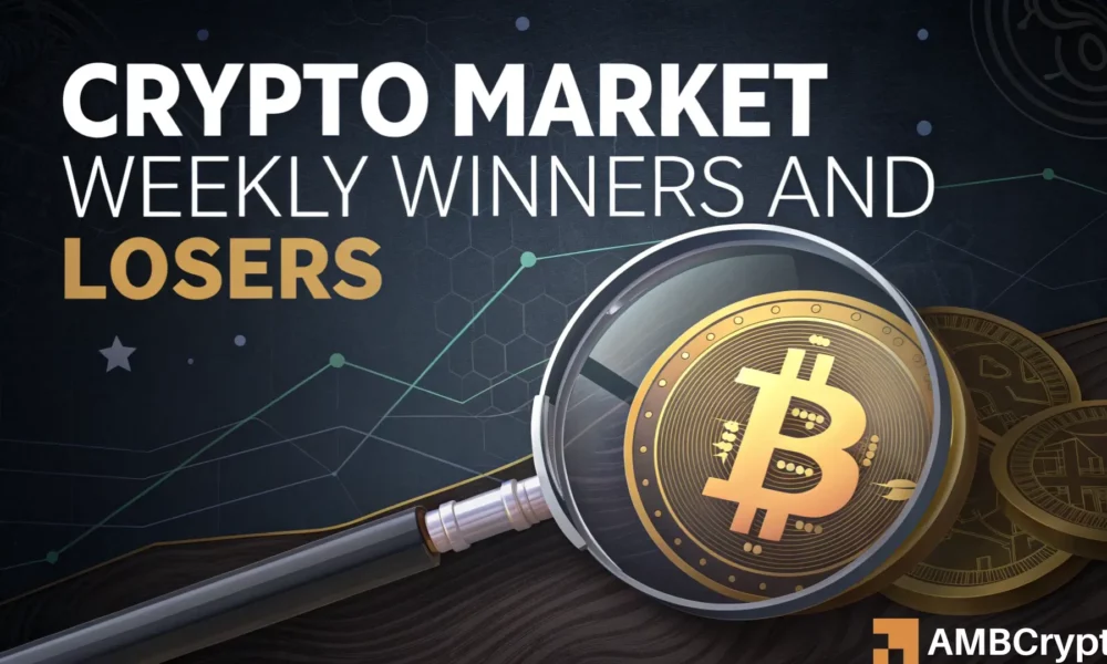 Crypto market's weekly winners and losers – OKB, PI, ADA, WLFI