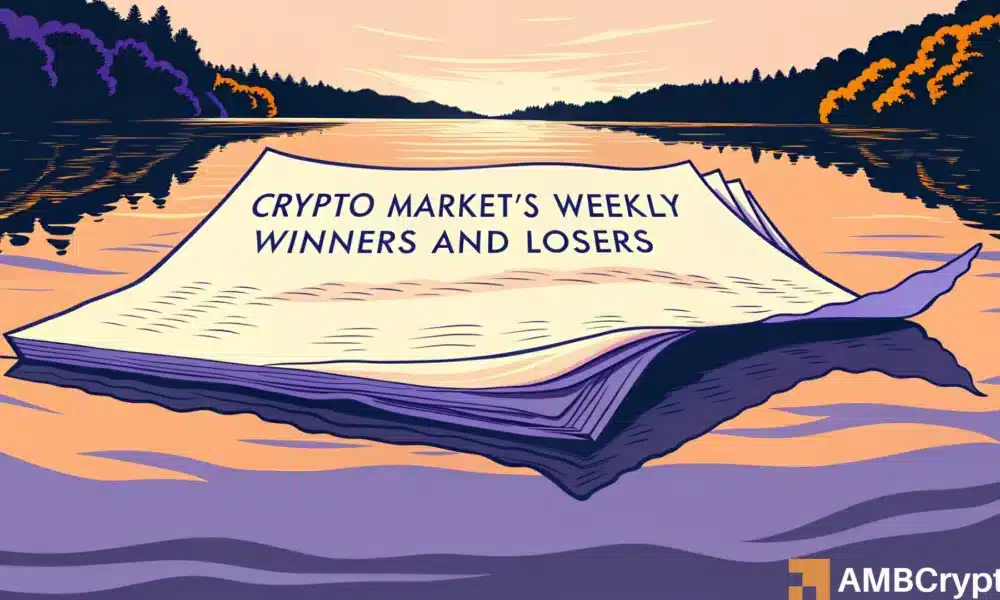 Crypto market's weekly winners and losers – PIPPIN, ZEC, MYX, APT