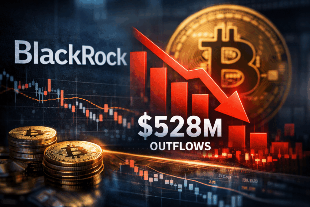Crypto News: BlackRock Bitcoin ETF Sees $528M Outflows
